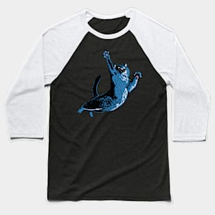 Crazy cat! Baseball T-Shirt